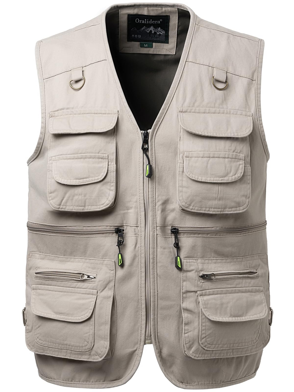 Gilet da Uomo con Multi Tasca Giubbino da Lavoro Smanicato Leggero Traspirante da Caccia e Pesca Fotografia Gilet Senza Maniche