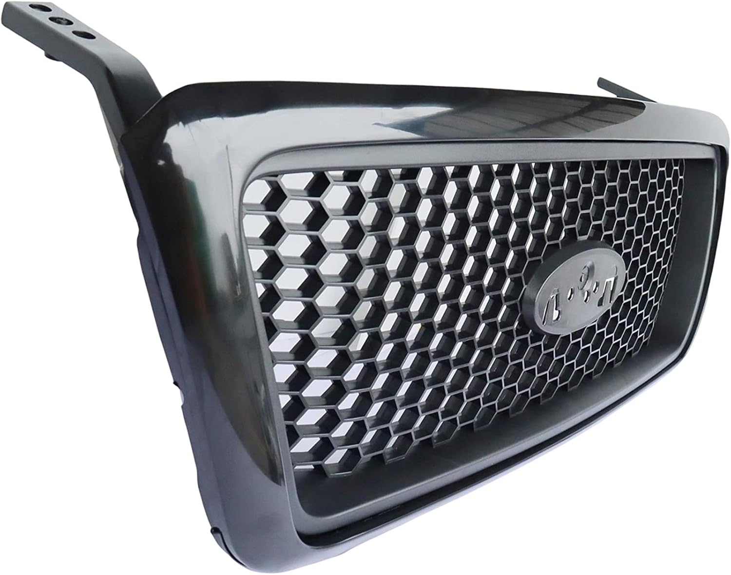 Perfit Liner Front Grill Black Grille With Honeycomb Insert Compatible With 2004-2008 Ford F-150 FO1200415 4L3Z8200CAPTM