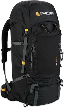 Journext Nova 60+10L Backpacker Backpack / Trekking Backpack Perfect for Travel / Backpack Backpacking/Front Loader and Toploader/Backpacking Backpack for Men and Women / Travel Backpack 70 L