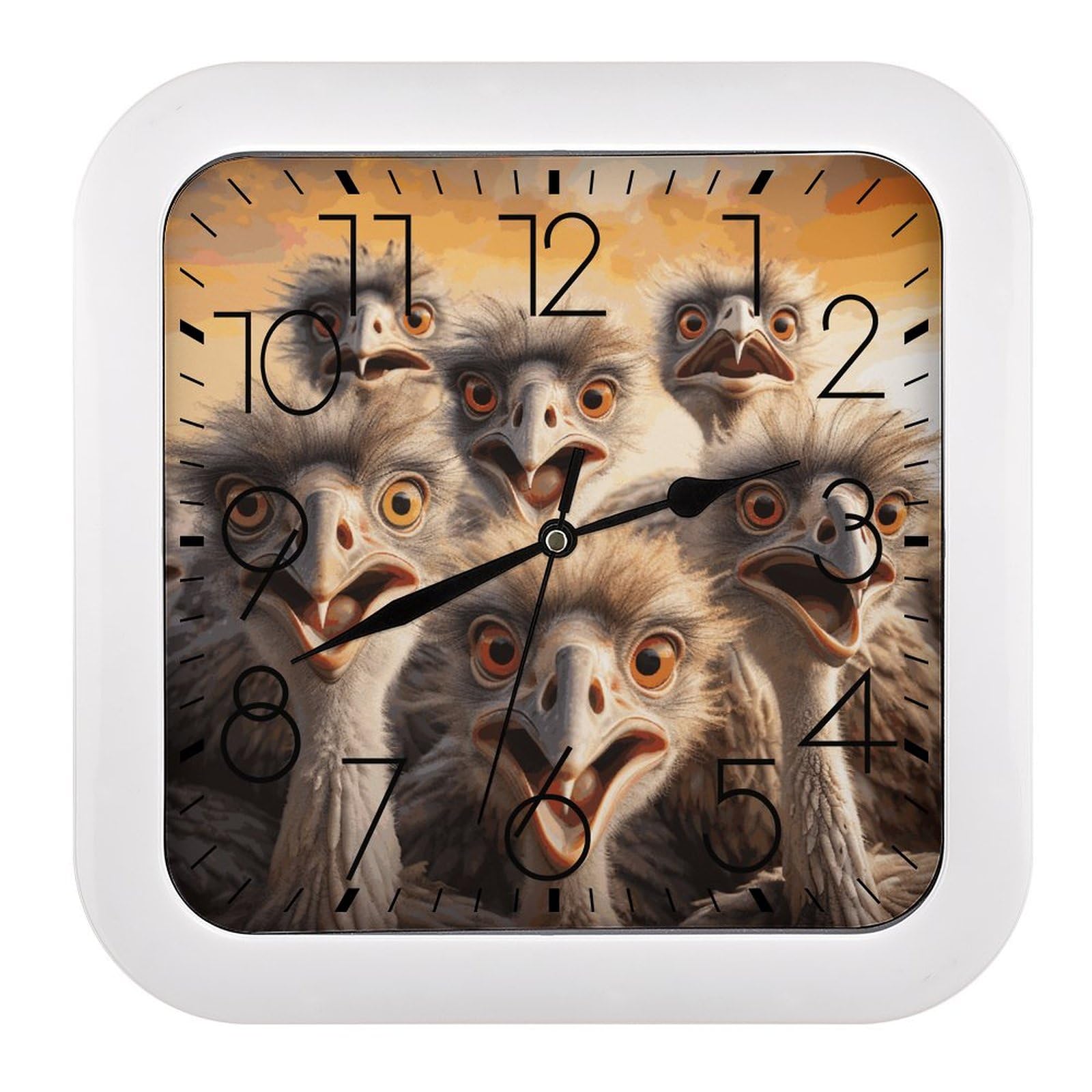 Horloge murale vintage déco pour cuisine salon et bureau