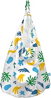 CHARLIE BANANA Reusable and Washable Waterproof Hanging Diaper Pail and Laundry Bag, Leaf