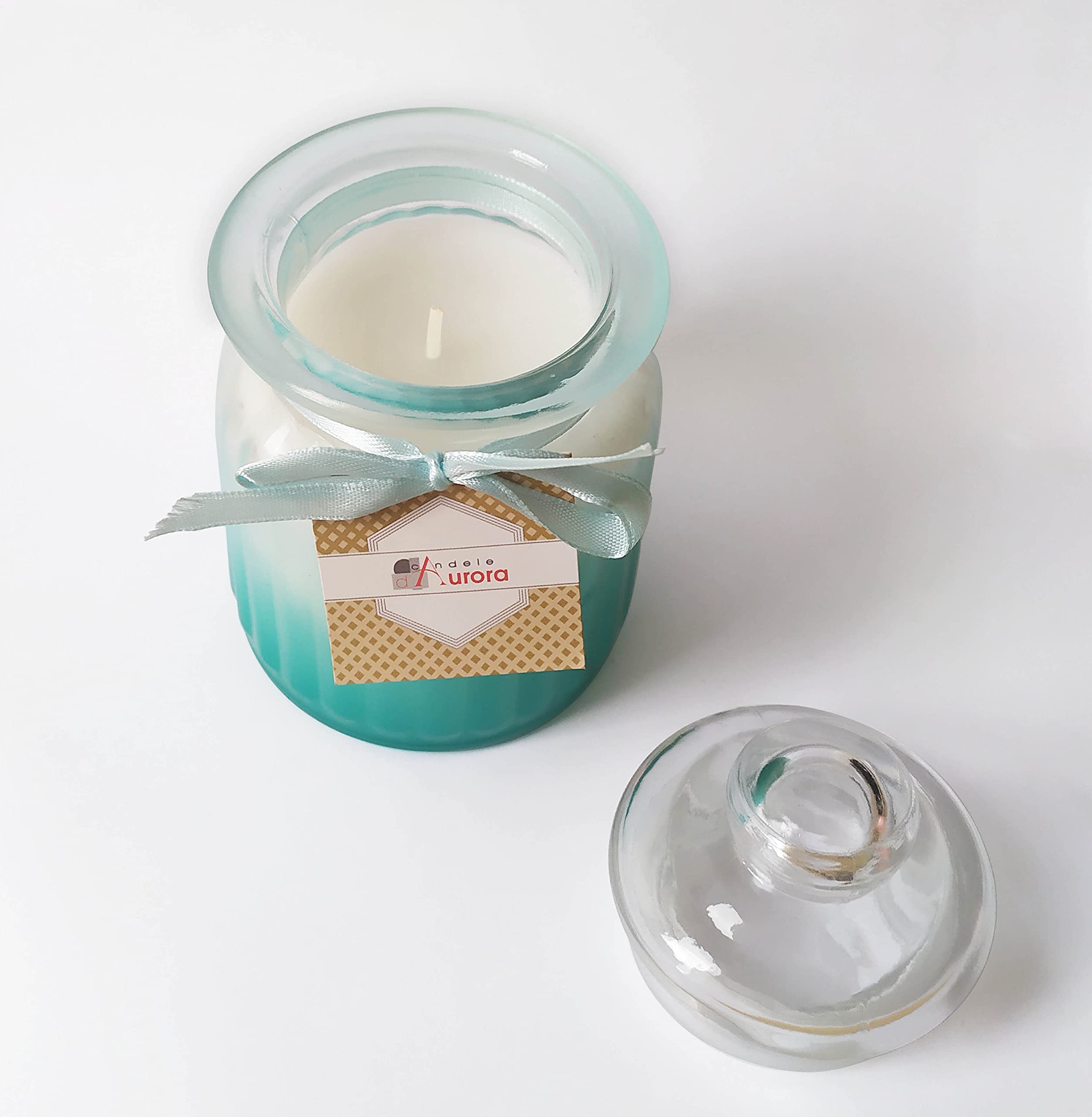 FavorOnline Set of Two Hand Dipped Beeswax Tapered Candles 17 inch - Ivory Color