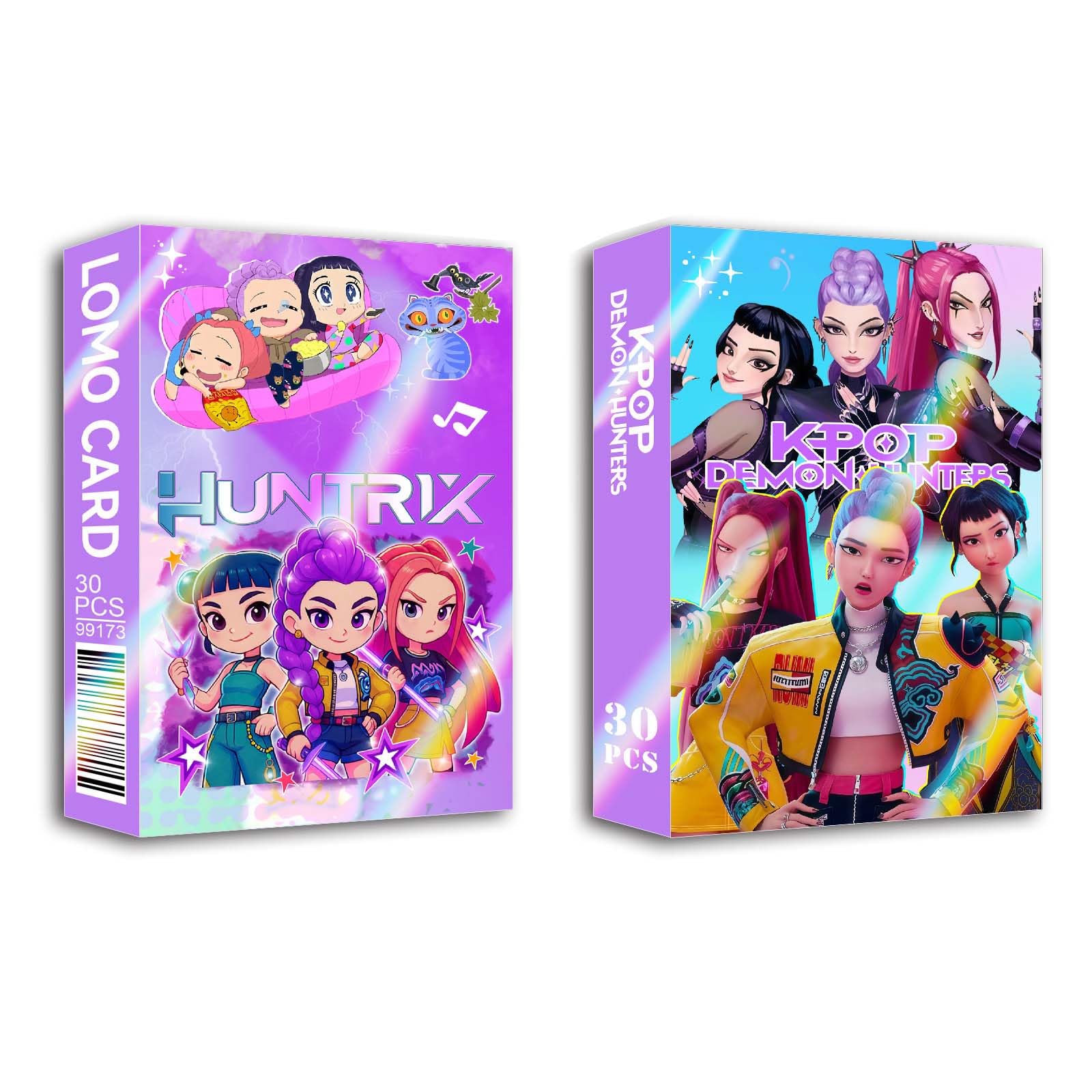 Sanmatic K-Pop Demon LOMO Cards Classic Card Set for Kids Playing for Party Favors and Gift (F), 5.5cm * 8.9cm