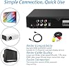 DVD Player for TV with HDMI Full HD 1080P USB Multifunction Player, CD Player for Home with Microphone Jack, USB Port, AV and HDMI Port