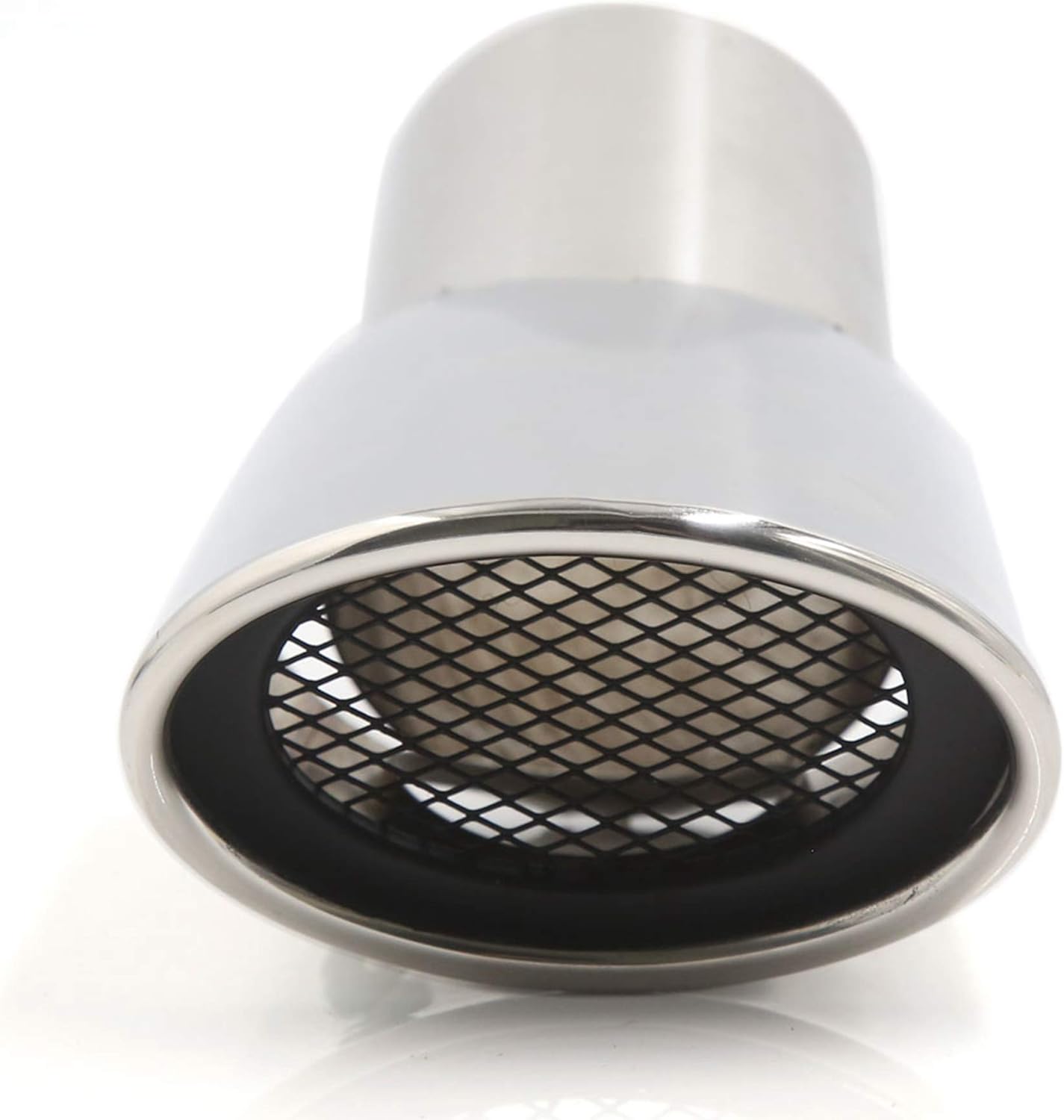 uxcell Stainless Steel 75mm Inlet Slant Cut Car Exhaust Muffler Tip Tail Pipe