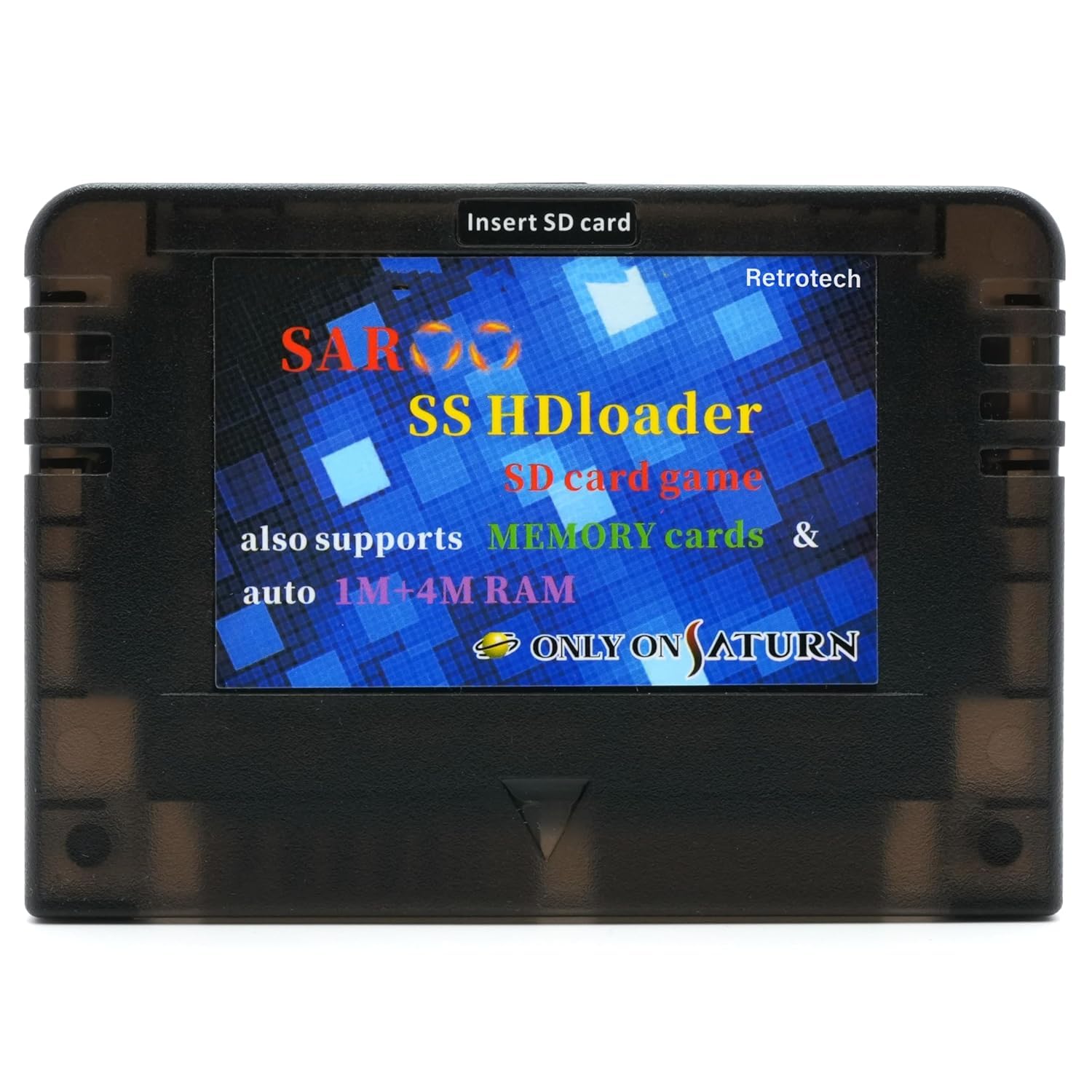 Retrotech Solo en Saturn Saroo HD Loader 110 Juegos en 1 Carrito Flash de 64 GB