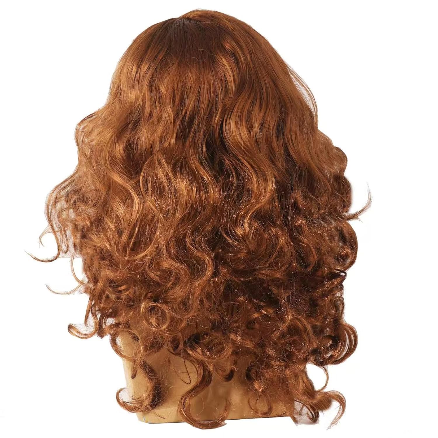 Mens Wig and Beard Wizard Costume Wig Accessory, Long Brown Bible Jesus Beard and Wig Set Reusable Fake Beard Dress Up for Halloween Cosplay - Image 7