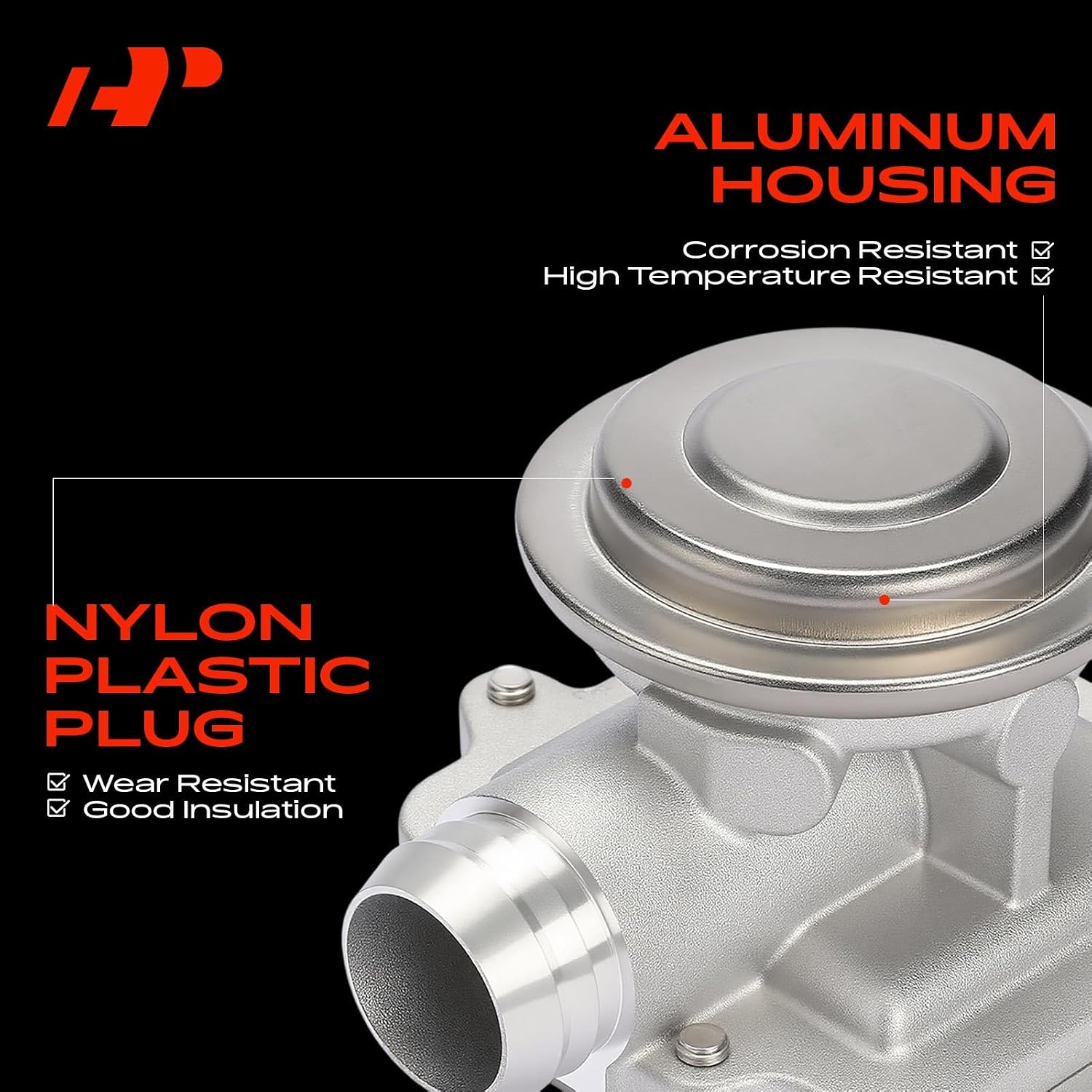 A-Premium Secondary Air Injection Check Valve Compatible with Mercedes-Benz | for C300, C350, C280, C230, C55 AMG, E350, E55 AMG, E550, GLK350, ML350, ML550, ML450, GL450