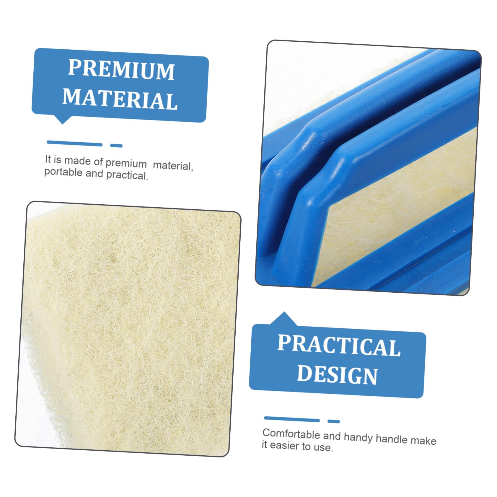 BESPORTBLE Pool Cleaning Brush Set 2pcs Swimming Pool Scrub Brush for Tile Shower Sink Floor