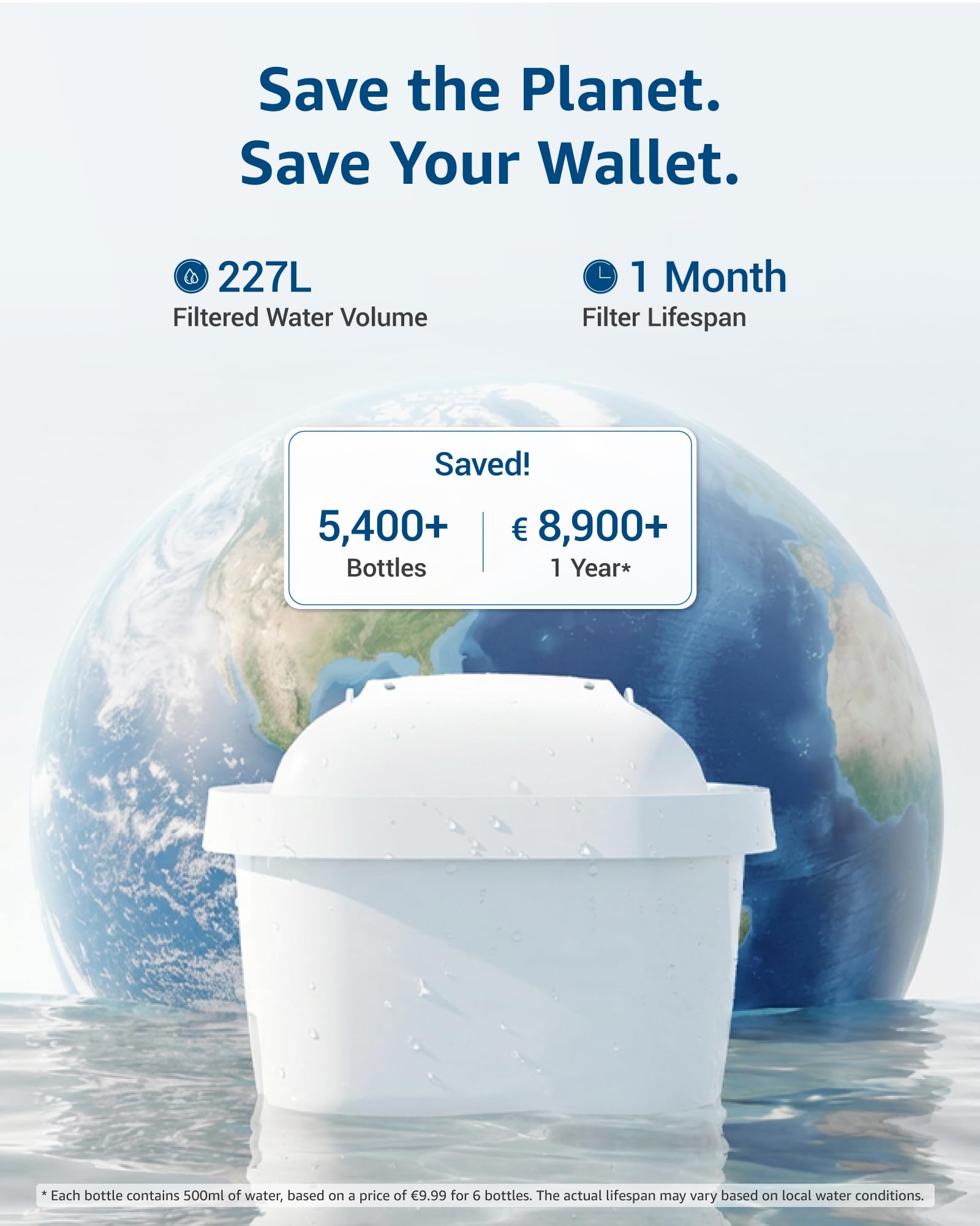 Maxblue Filtro, Sostituzione per for Brita® Maxtra Pro® All-in-1, Maxtra+® Plus Filtri, Compatibile con Brita® Marella® Caraffa Filtrante, TÜV SÜD, NSF Certificata (12)