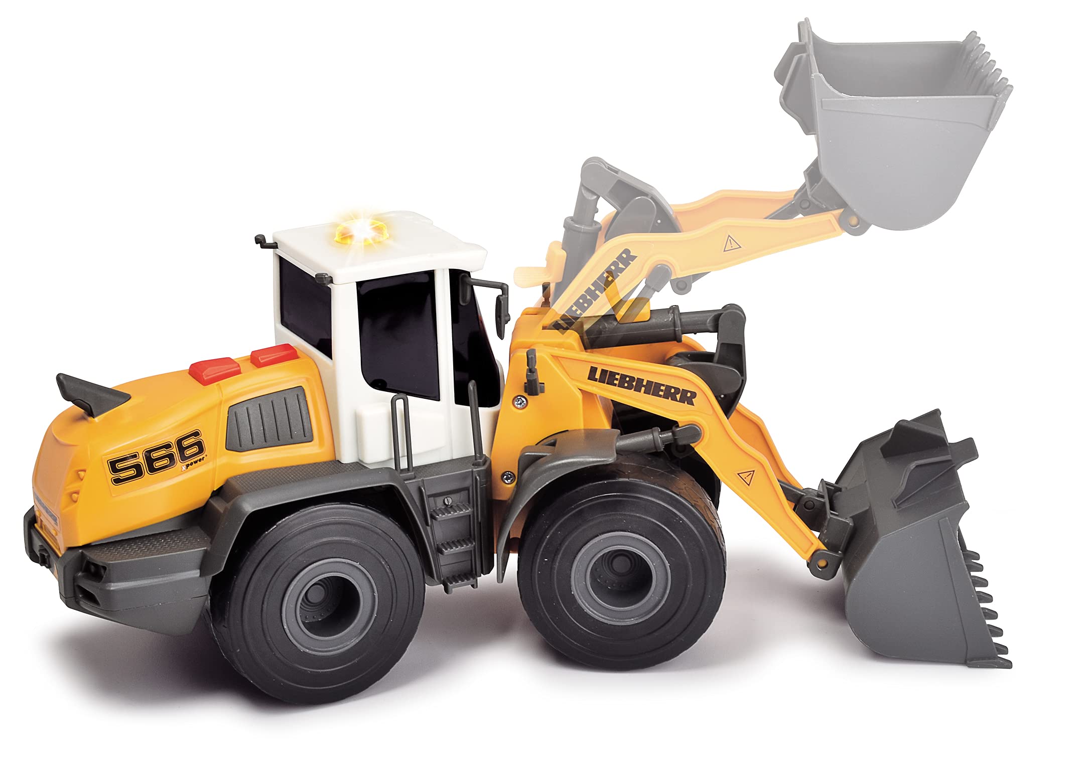 Pack 2 vehículos construcción con luz y Sonidos 28cm (Dickie 3726008)