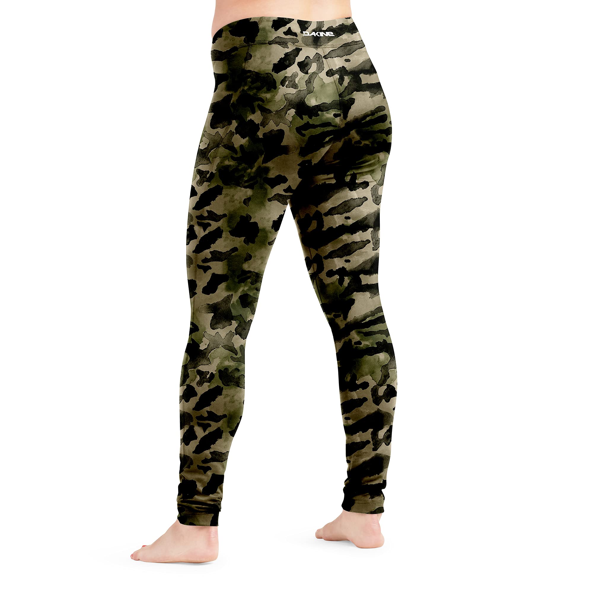 Dakine Womens Lupine Baselayer Bottoms, Water Camo Green, X-Small