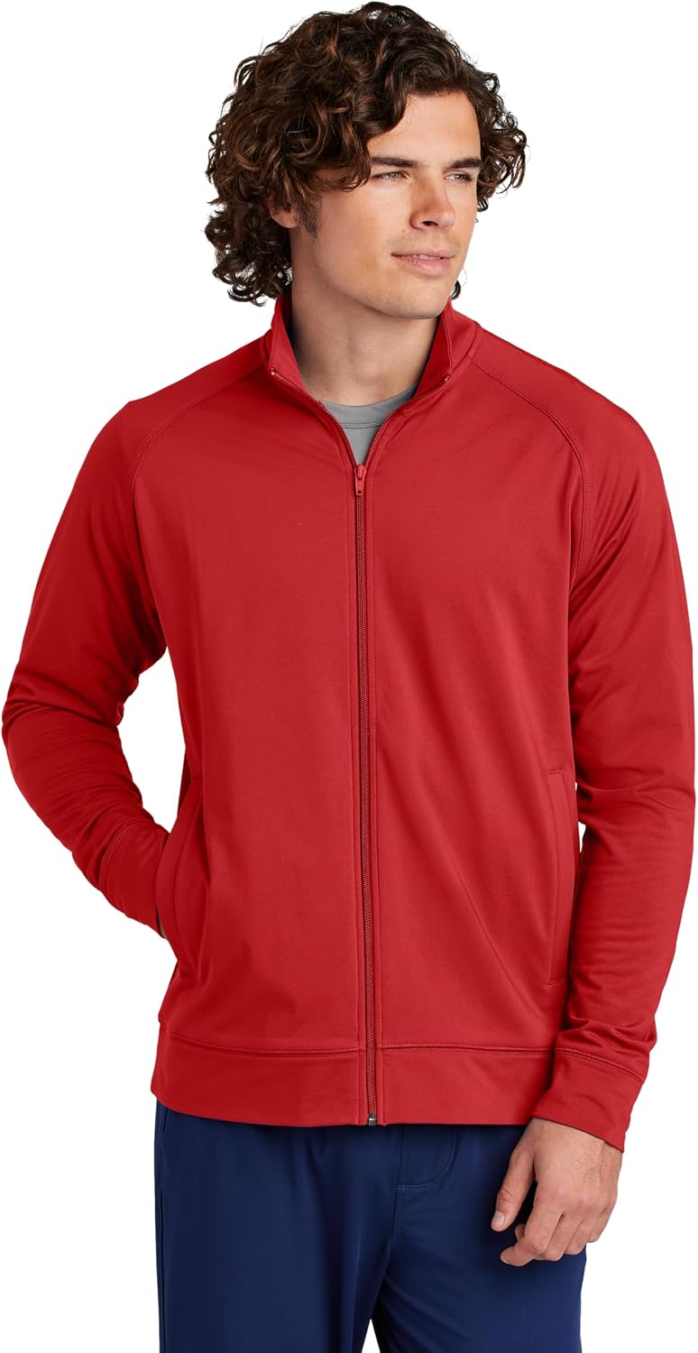 SPORT-TEK Unisex Sport-Wick Stretch Full Zip Cadet Jacket