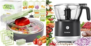 Food Processor Electric Food Chopper Vegetable Chopper Slicer Chopp, Sli...