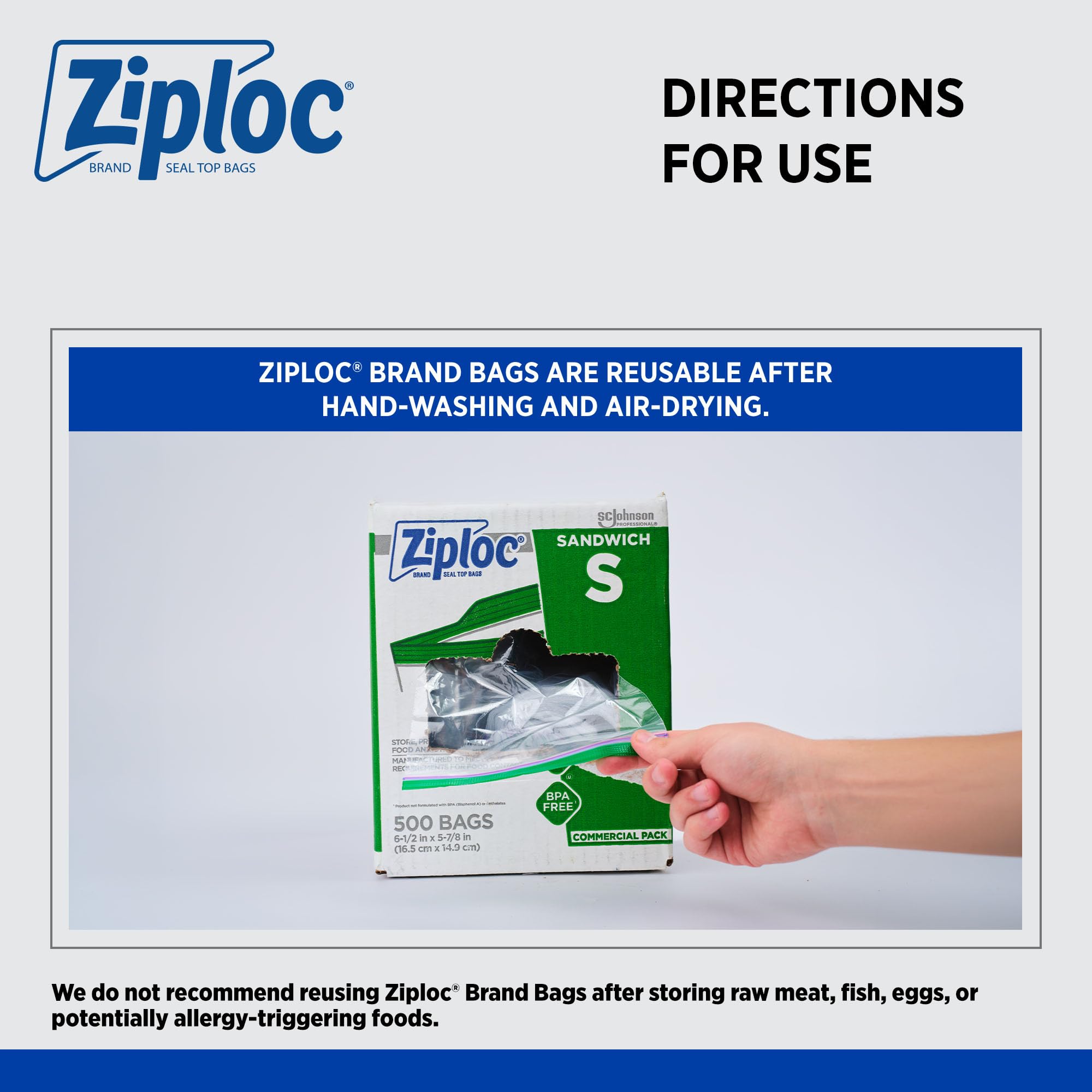 Ziploc torba na kanapki 500 ct