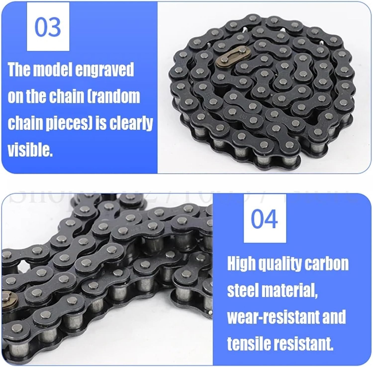 1PC 0.5-5メートル炭素鋼ショートピッチローラーチェーン、04C 06B 08B 10A 12A 06B-2 08B-2 10 BSローラチェーン （ISO606規格品・Bシリーズ）【新型番、型番でリンク数指定】 | 椿本チエイン | MISUMI(ミスミ) 1PC  0.5-5メートル炭素鋼ショートピッチローラーチェーン ...