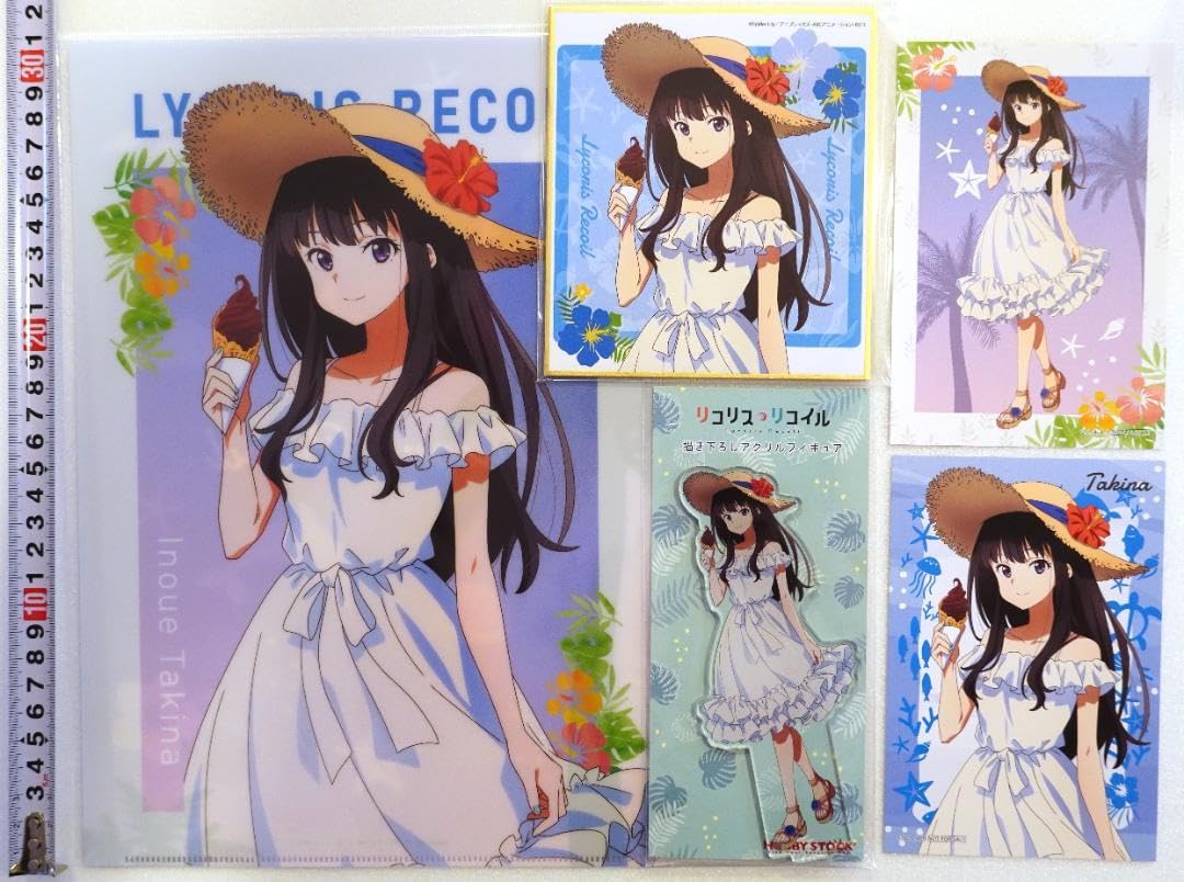 Amazon.co.jp: リコリス・リコイル 描き下ろしグッズ5点セット たきな