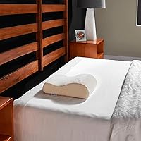 Tempur-Pedic TEMPUR-Neck Travel Pillow - Ergonomic Memory Foam Support for Side & Back Sleepers, White