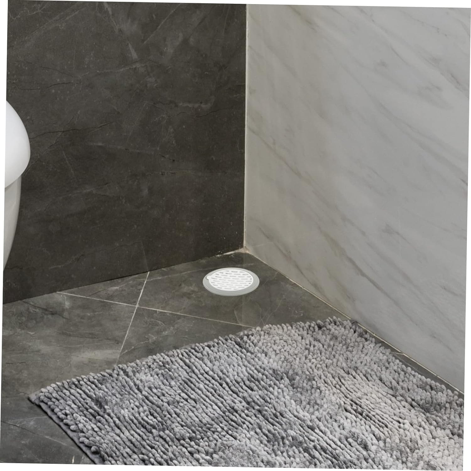 Tapón de filtro de baño, 12 piezas Drenaje de piso Tapón de drenaje de ducha Drenaje de fregadero de cocina Colador de fregadero de baño Sello de drenaje de piso patentado Colador de piso Tapón de bañ