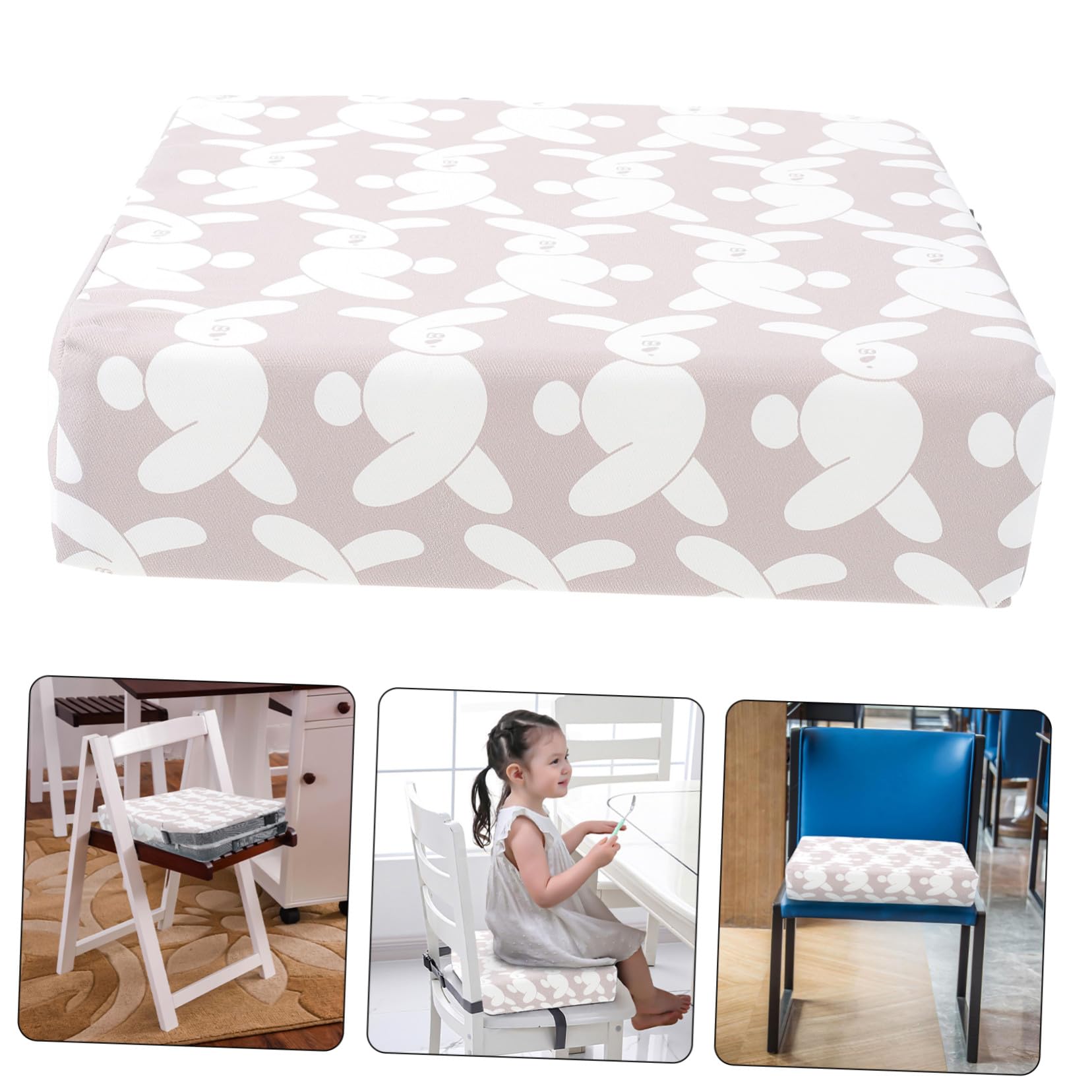 Coussin Rehausseur pour Chaise Haute Détachable en Éponge, 1 Pièce