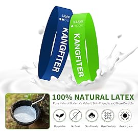 KANGFITER Non-Slip Fabric Resistance Bands for Working Out, Loop Exercise Band for Booty, Leg, Butt, Glute, Stretch Workout for Women & Men, Hip Elastic Band for Home Gym Fitness, Yoga, Pilates