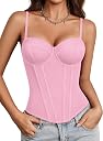 pink corset with straps Top3商品