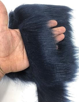 Geni  Lacivert Suni K rk Yapay Pelu   erit En 10 Cm