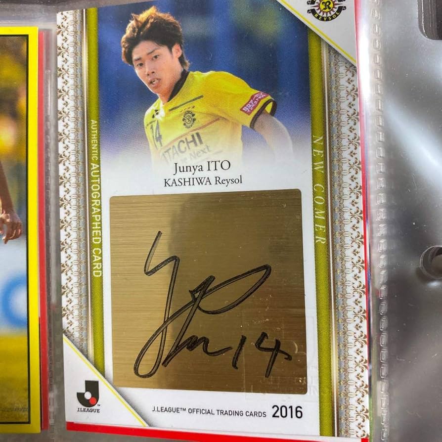 伊東純也 直筆サイン入り色紙 日本代表 柏レイソル ヘント サッカー