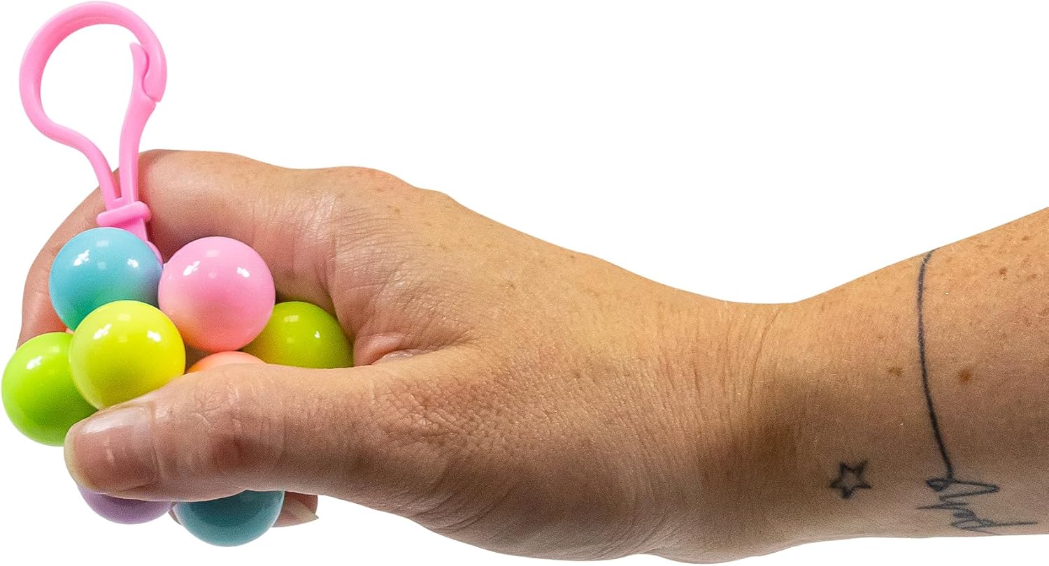 Key ring with atomic ball