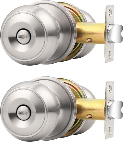 Vista 118 de Probrico - Pomos de puerta color negro mate, paquete de 15 pomos interiores con función de bloqueo de privacidad para dormitorio y baño, pestillo