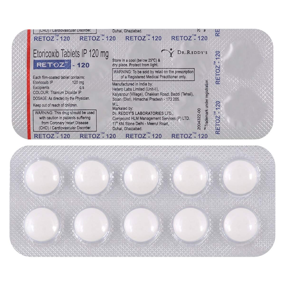 Retoz 120mg - Strip of 10 Tablets : Amazon.in: Health & Personal Care