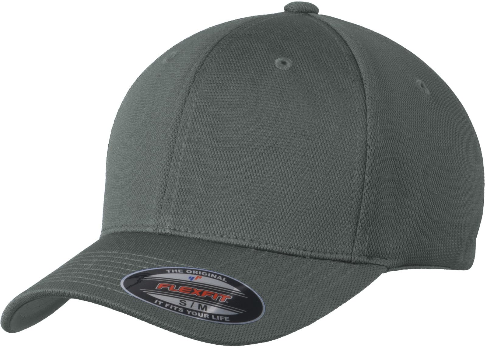 Men's Cool and Dry Flexfit Moisture Wicking Caps in Adult Sizes: S/M, L/XL