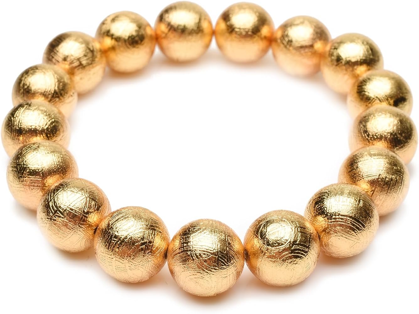 Ne35◾️ギベオン ブレスレット 12mm Ne35◾️ギベオン ブレスレット 12mm ギベオン 鉄隕石 メテオライト