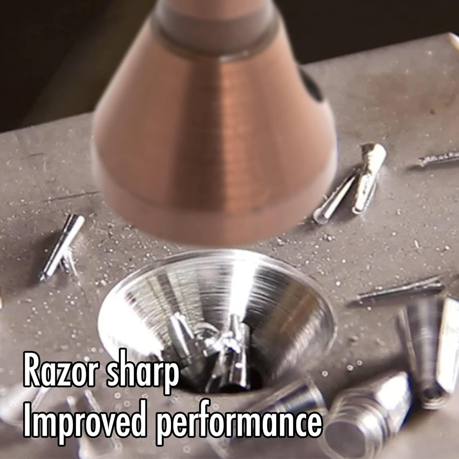 4Pcs Cobalt Steel Single End Countersink Drill Bit with Cobalt Coating Finish for Hard Metal, Stainless Steel, Wood, 90 Degree M35 HSS, 2-5, 5-10, 10-15, 15-20MM