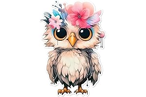 Delightful Owl Vinyl Decal Stickers for Adult Expression