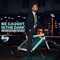 Vista 3 de 2-Pack Bike Lights for Night Riding, 47 Flashing Modes Colorful Smart Scooter Lights with Battery Box, Fun Safety & Style Electric Skateboard Lights