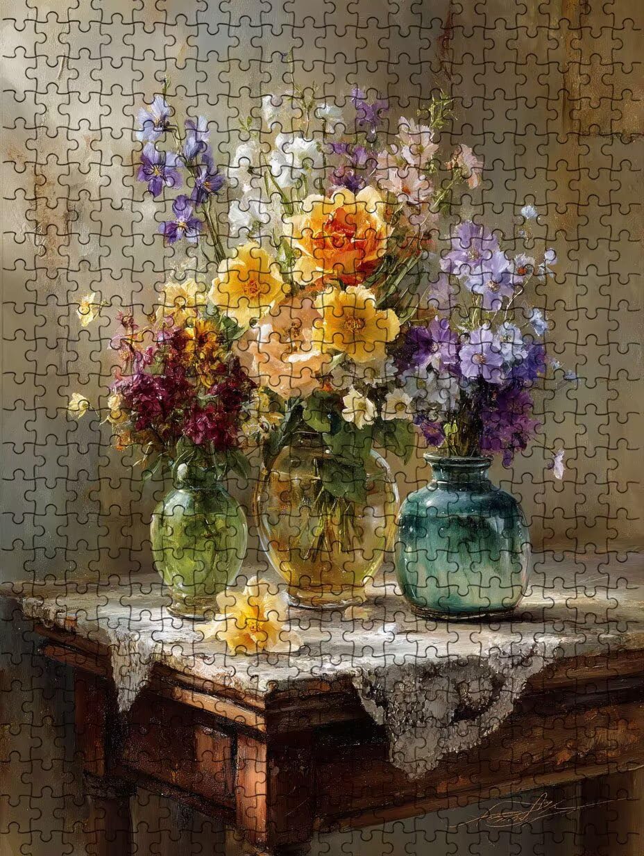 Puzzle de 4000 para Adultos, Flores De JarróN, Clásicos YHPGL7-424
