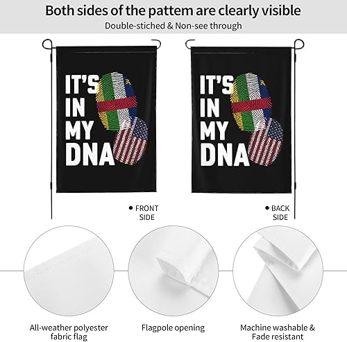 Miniatura 6 de The Central African Republic It's in My DNA Garden Flag 12.5"x18" Inch Double Sided Garden Flags Home Lawn Outdoor Decor Flags Party Banner Welcome