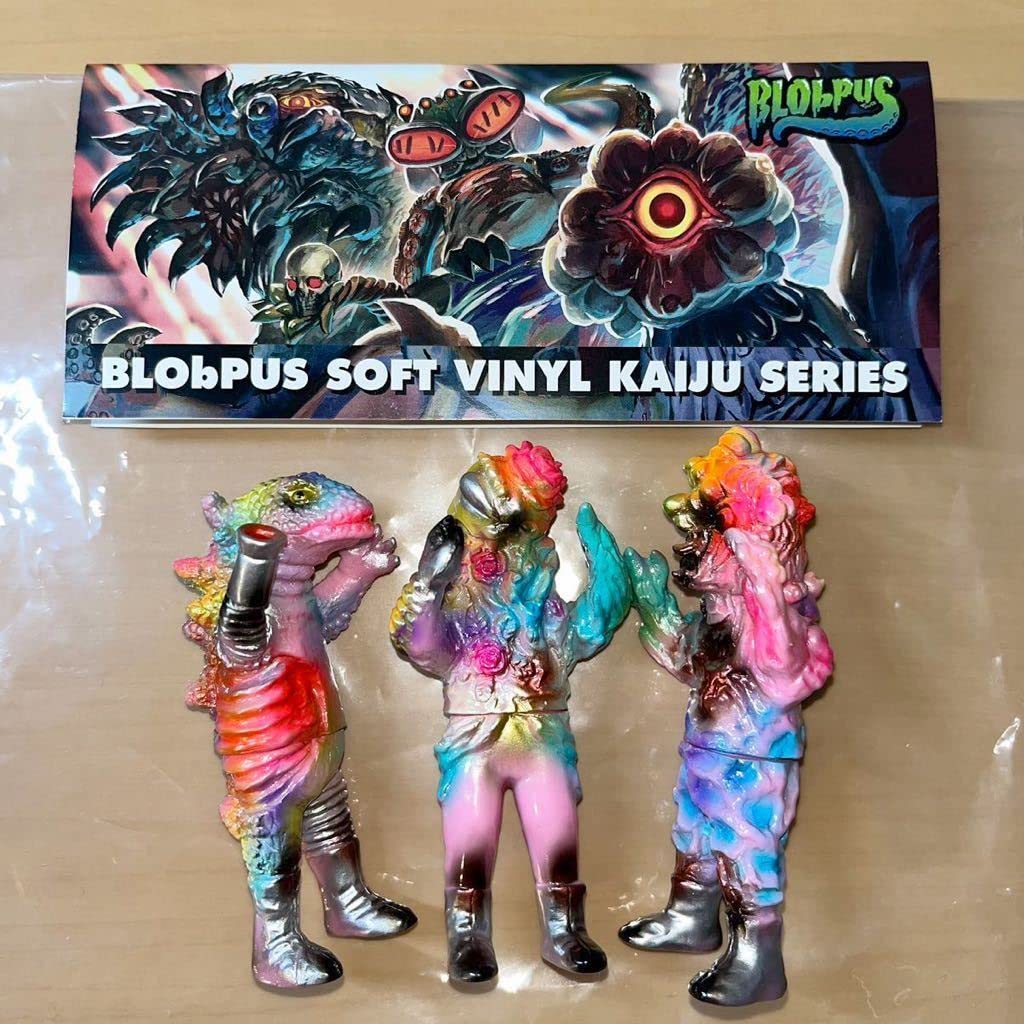 Amazon | ヤモマーク ミニ3怪人セット BLObPUS coloured ブロッパス 