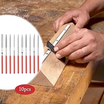 Utoolmart Diamond Needle File, 2-Pieces Mini Diamond Needle File Set