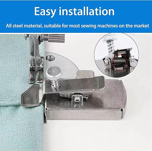 Miniatura 5 de Guía de costura magnética para coser Buddy de 2 piezas, guía de costura magnética para máquina de coser, regla de guía de costura multifuncional de