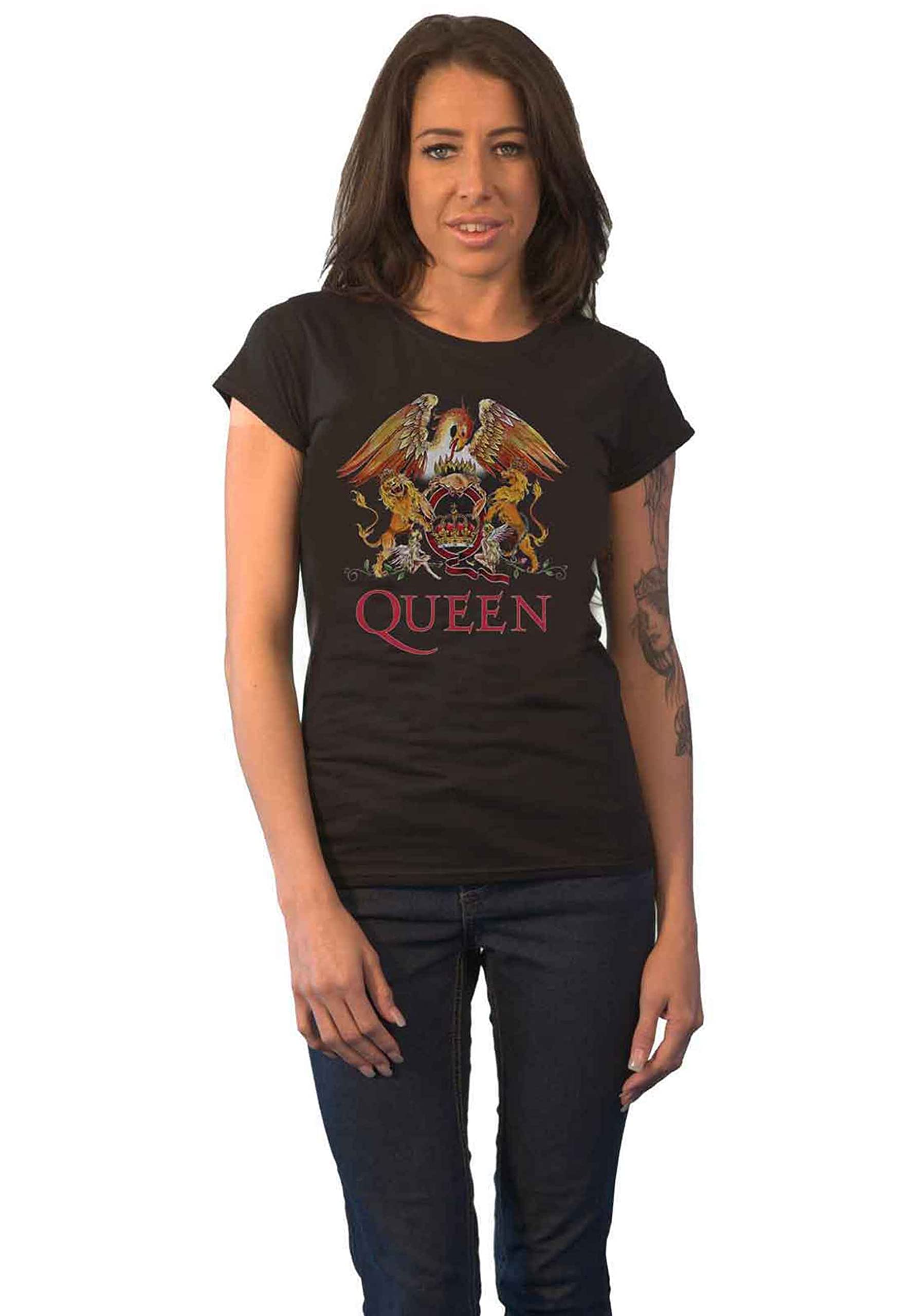 QueenRockoff Trade Women's Queen Classic Crest T-Shirt
