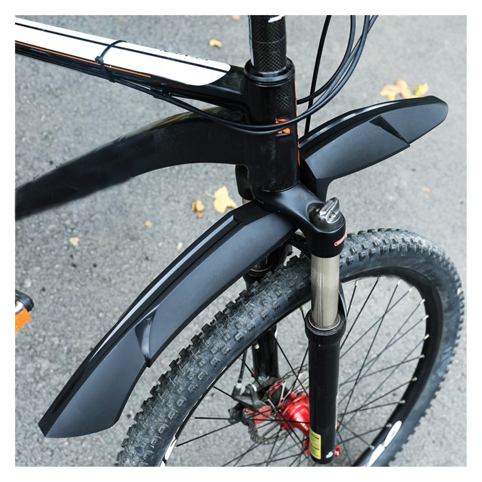 Błotnik rowerowy MTB 24 26 27,5 29 cali Mud Wings Przednie/tylne błotniki kół Poręczny uchwyt Dodatkowa długość Szerokość Głęboki rowek