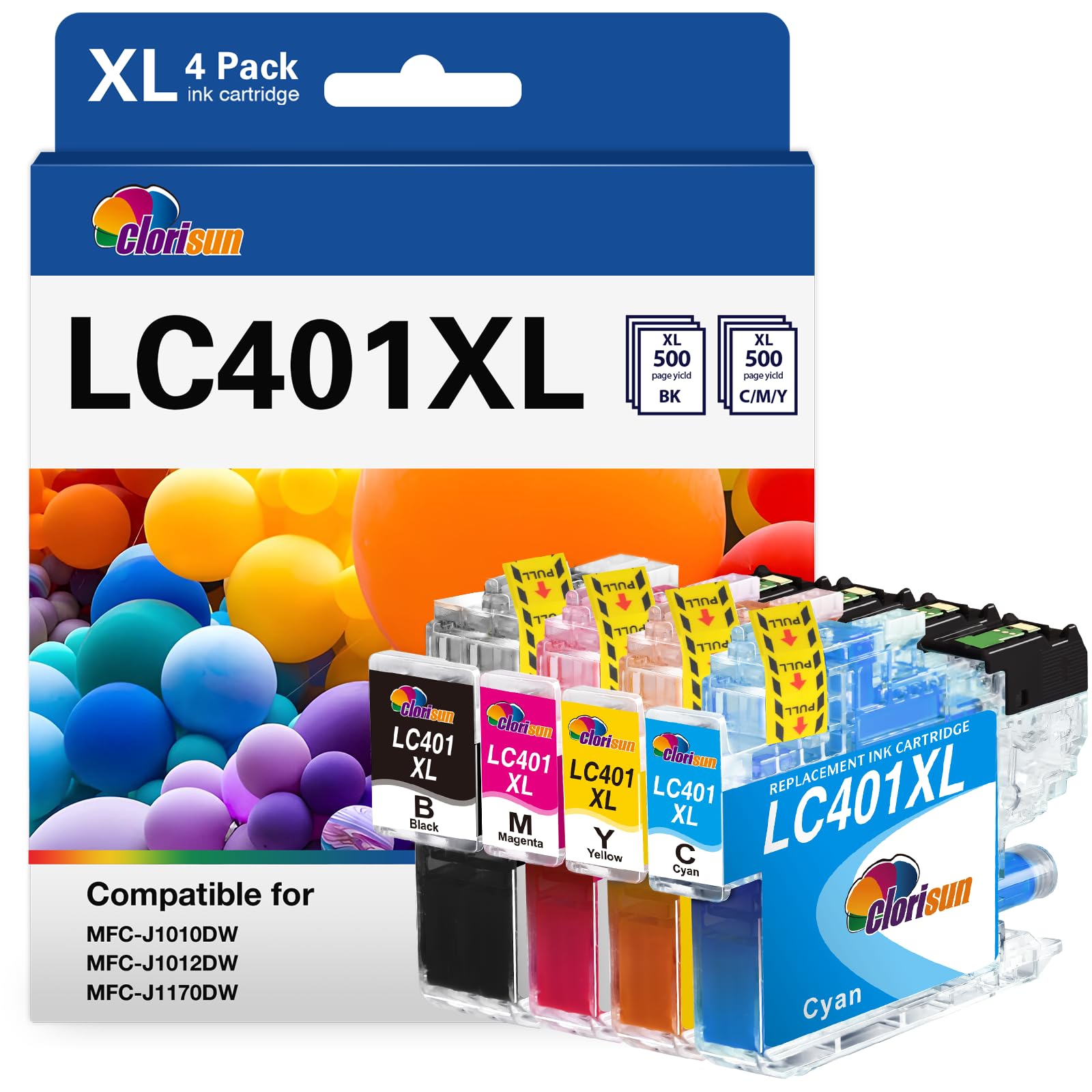 LC401XLMS - Cartouche jet d'encre Brother originale magenta (500 pages) main image 1