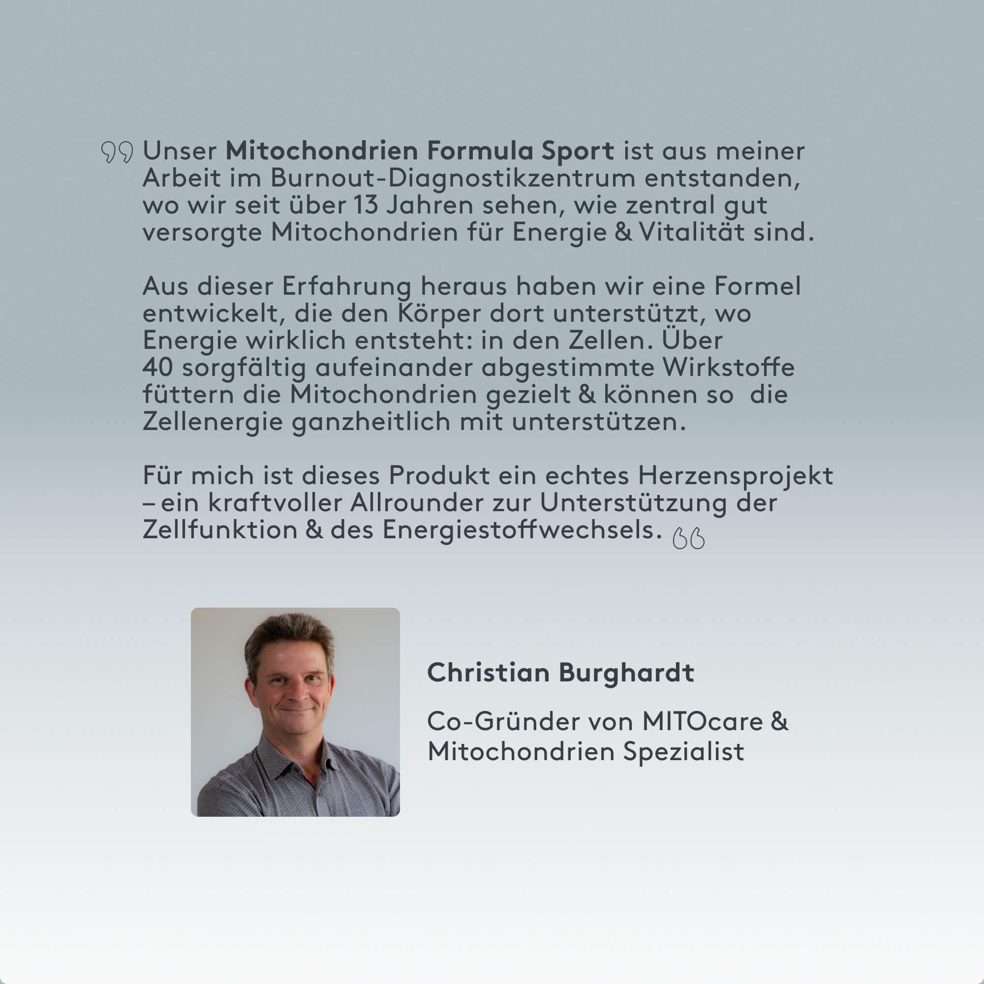 MITOcare Mitochondrien Formula Sport - Nährstoffkomplexmischung für Sportler - optimale Basis - Vitamine, Mineralstoffe & Pflanzenstoffe - Monatspackung mit 240 Kapseln - Produziert in Deutschland