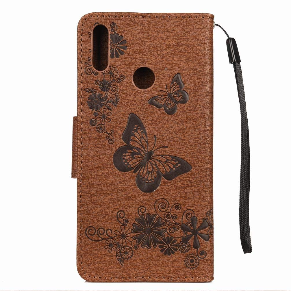 Custodia Portafoglio Per Huawei Y7 2019 / DUB-LX1 - Pelle PU, Slot Carte, Stand E Protezione - Foto 10