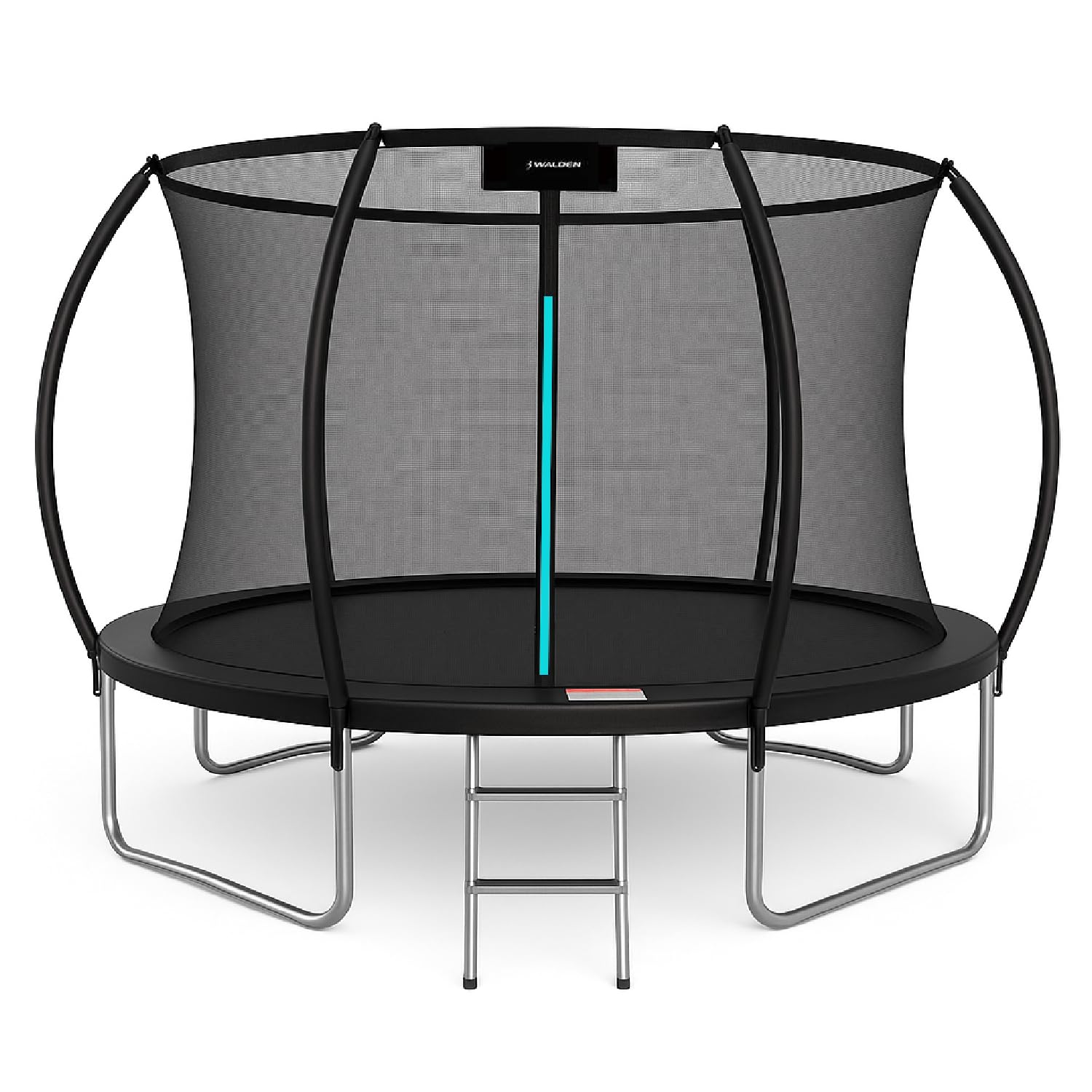 Trampolin Outdoor,Ø 244/305/366 cm 8 FT/10FT/12FT Trampolin mit Sicherheitszaun und Gepolsterte Stangen für Kinder Indoor Outdoor Fitness, Belastbar bis 150kg Modell 2022 (305CM- 4 Beine)
