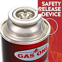 Vista 4 de GasOne - Recipiente de combustible de butano (paquete de 12)