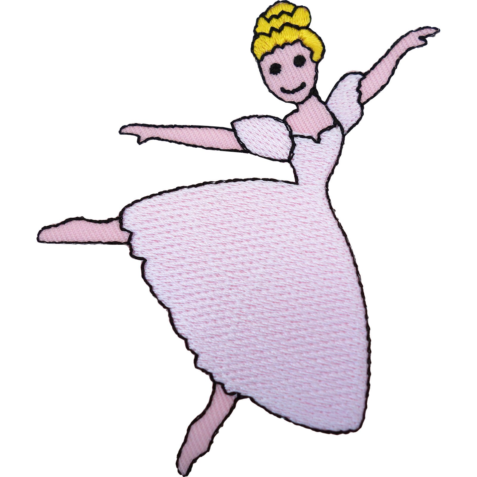 Toppa Ricamata Con Tutù Rosa Da Stiro – Per Abiti Di Danza, 6,9x8,7 Cm - 3