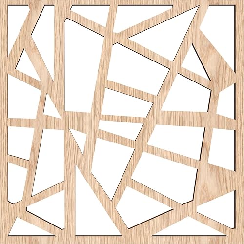 Miniatura 2 de Ekena Millwork WALW08X08X0250HSBRO - Paneles de pared de madera con calado decorativo extra pequeño Harrisburg, roble rojo